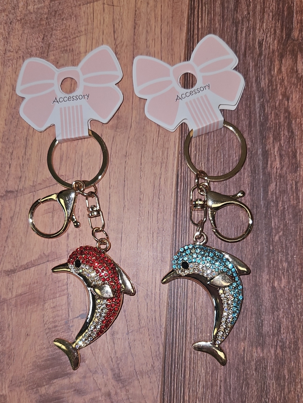 Sparkling Dolphin Keychains New